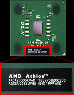 AMD Athlon XP2500+ AQXEA