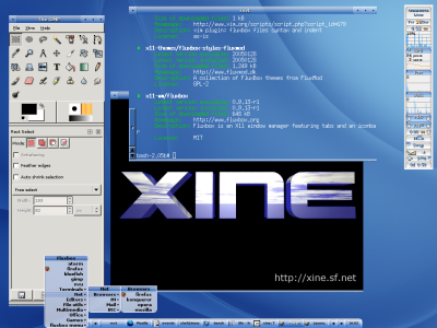 Fluxbox Desktop Environment