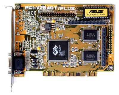 Asus-Grafikkarte mit Rage II+DVD-Chip