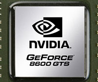 Nvidia Geforce 8600 (G84) Logo