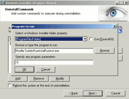 WIWW: angaben zur Deinstallation