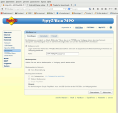 Einstellungen fritzbox 7490