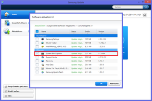 BIOS Upgrade auf einem Samsung Ultrabook