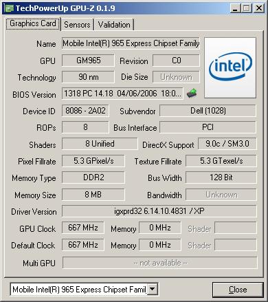 mobile intel 965 express chipset family wdm 1.1