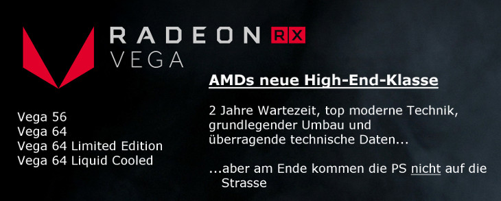 AMD Radeon RX Vega 64 und 56 Teaser