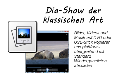 Dia Show Mit Bildern Erstellen Videos Auf Usb Stick Synchronisieren Anleitung Kostenlose Dia Show Mit Widergabelisten Pc Erfahrung De