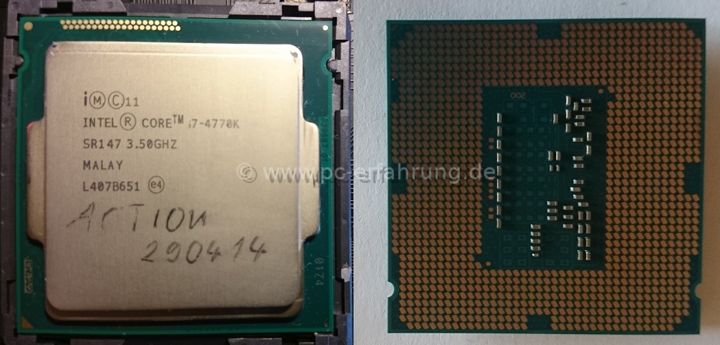 Intel Core I7 4770k 4 Generation Desktop Prozessor Technische Informationen Und Spezifikationen Aus Der Prozessortabelle